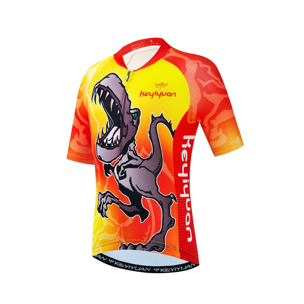Fahrradtrikot Set Junge Mädchen Kurzarm MTB Radbekleidung Anzug Kind Fahrradbekleidung Abbigliamento Ciclismo 2026 Sommer Atmungsaktives Radsportanzug Set