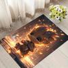 1pc Groot Pattern Area Rug Soft Flannel Floor Mat for Living Room,Office,Bedroom and Carpet,Sofa Coffee Table Floor Mat