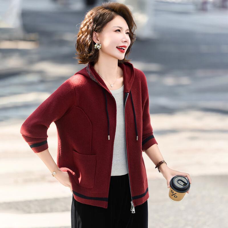 Jianhu Women s Versatile Knitted Sweater 2XL
