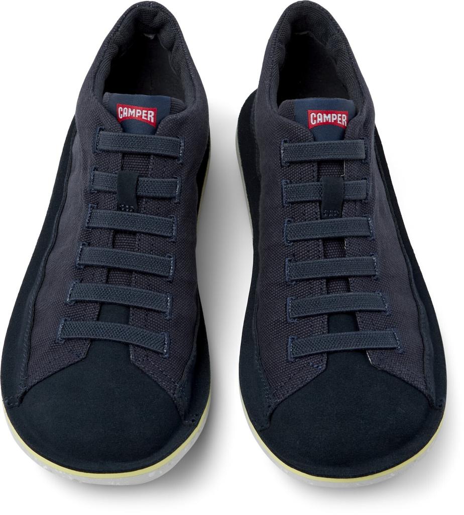 Ботинки Camper Beetle темно-синие кожаные кроссовки 36791-077