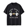 Irish Goose On The Fashion Funny Meme Tshirt Unisex Women Casual Pure Cotton Vintage Short Sleeve T Shirts Streetwear Unisex
