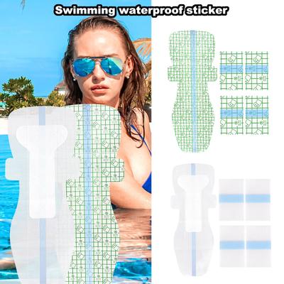 Extended Silicone Gel Swimming Waterproof Stickers For Women Hot Spring Water  Care Worry Free Stickers