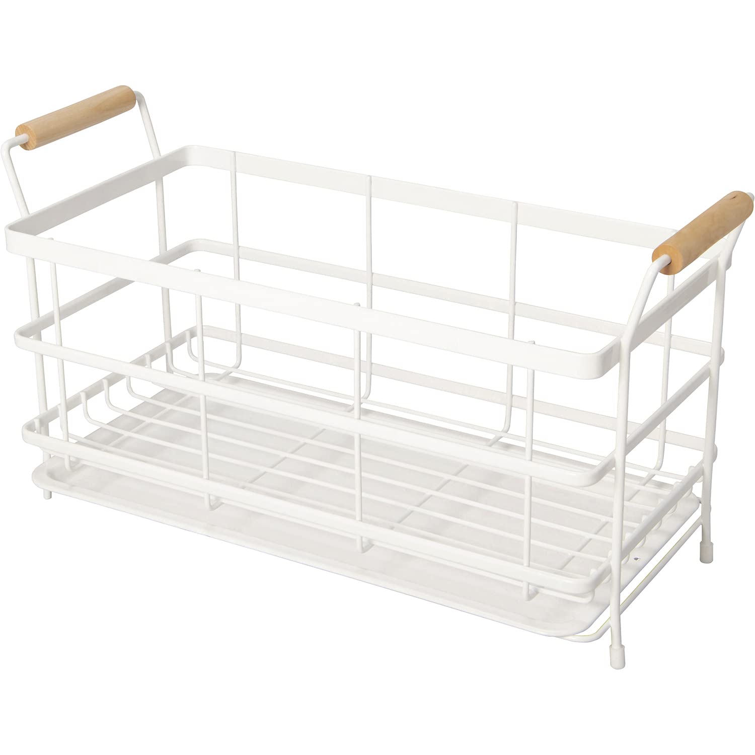 Корзина для сушки посуды Wahei Freiz, Верхняя сушилка для посуды, Можно использовать отдельно, Поплавок, RG-0456