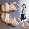 Mädchen Sandalen Offene Zehen mit Süßen Perlen Kinder Strandschuhe Offene Zehen Rutschfest 2025 Sommer Neu Kinder Prinzessin Schuhe Spitze Schleifen
