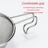 Stainless Steel Colander Stainless Steel Mesh Strainer Camping Supplies for Outdoor Camping Fishing Cooking Tool
