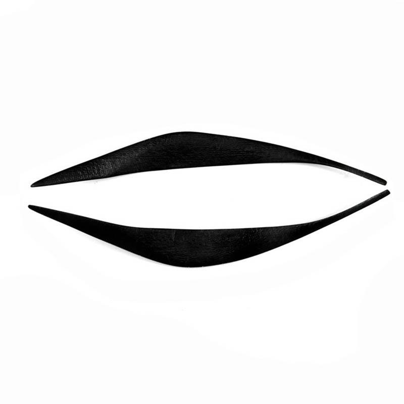 For BMW F34 GT330 GT328 GT300 2016- Car Front Headlight Eyebrow Eyelid Resin Trim Sticker Head Light