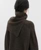 Michikoleondeonkosino Neck Warmer Set Wool Knit Poggi Brown