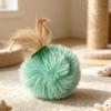 With Feather Cat Toy Persimmon-Shaped Interactive Chasing Pet Toy Portable Pet Toy  Cats Kittens