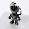 New Fashion 3D Astronaut Keychain Space Robot Spaceman Keychain Keyring Alloy Gift for Man Friend Creative Car Keychain Pendant