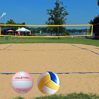 Standardgröße 5 Volleyball PVC Verschleißfest Explosionsgeschützter Trainingsspielball Hochsprung-Volleyball mit Maschinennaht