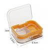 Portable Pill Box Moisture-proof Pill Storage Box Portable 3-in-1 Pill Cutter Storage Box with Moisture-proof Design for Tablets