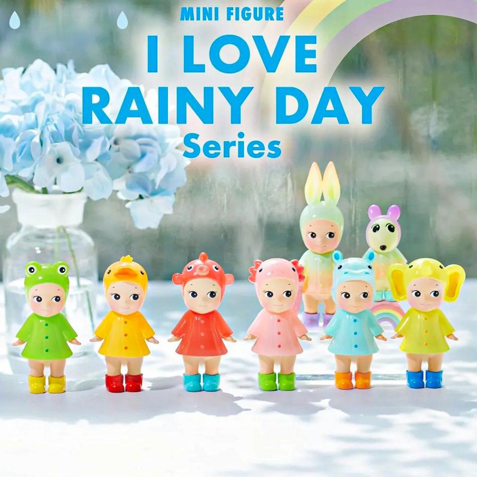 S Angle I Love Rainy Day Series Blind Box Cute Mini Figure Anime Character Doll Model Decoration Toy Children Gift Surprise Box