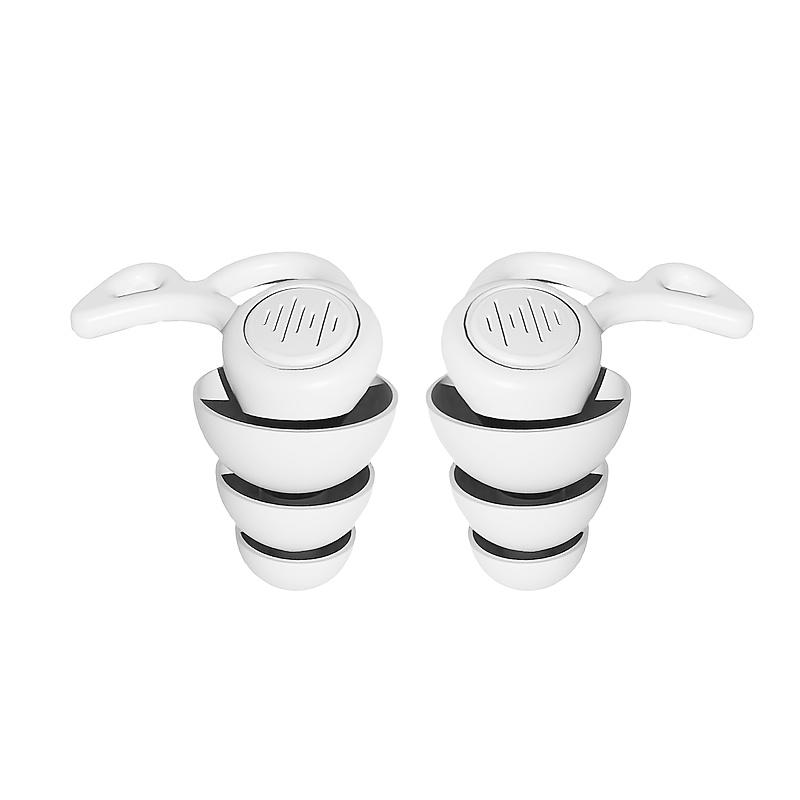 [Silikon Ørepropper] Støyreduserende Gjenbrukbare Silikon Ørepropper for Søvn | Snorke- & Svømme-Komfort, Stille Nattsøvn