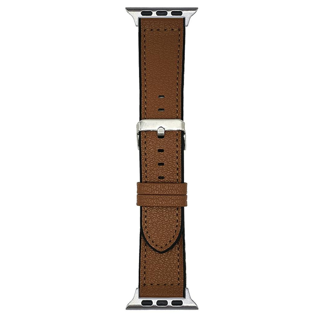 Watch Band For Apple Watch Series 10 9 8 7 SE 6 5 4 3 2 1 42mm 41mm 40mm 38mm Silicone Leather Coated Wrist Strap