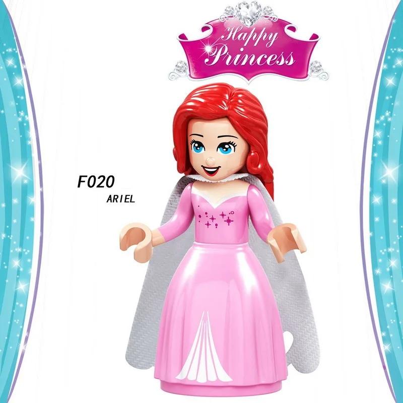 2 IN 1 SLUBAN Girl Royal Carriage Wagon Model Building Blocks Enlighten Action Figure Toys For Children