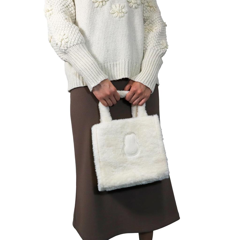 BSS Miffy Mini Tote Bag, Face, Ivory, EB394WH