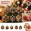 Christmas Ornament Kit with Sticker Decorations for DIY Holiday