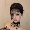 Lace Mask Headgear Sexy Internet Celebrity Mask Halloween COS Sex Accessories Eye Mask Headband P09