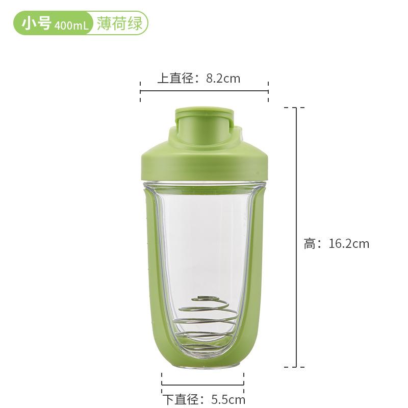 Water bottle100ML Double Sealed Plastic Cup Fitness Sports Water Cup with Handle Protein Powder Shaking Cup Milkshake Mixing Cup