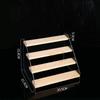 Acrylic Tiered Display Storage Shelf 2-5 Layers Wooden Ladder Organizer for Figure Collectible Showcase Use