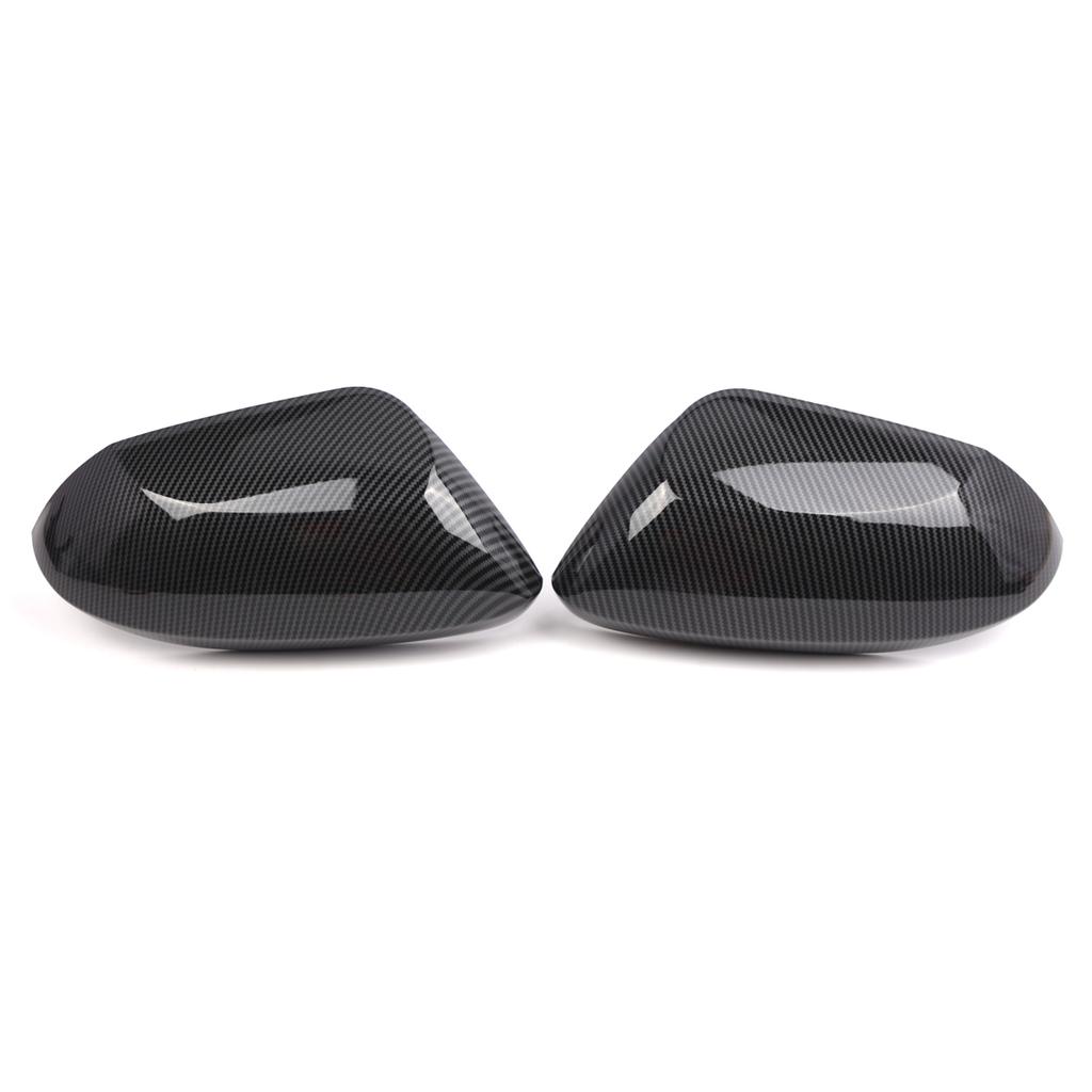 Pair Gloss Black Car Rearview Mirror Cover Cap For COROLLA HYBRID LE - 87915-52251 87910-02926 Rearview Mirror Protector