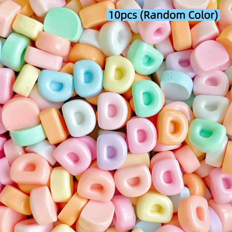 Handmade Mini Letter Charms Cute Diy Phone Cases Hair Clips Shoes Accessories Random Color