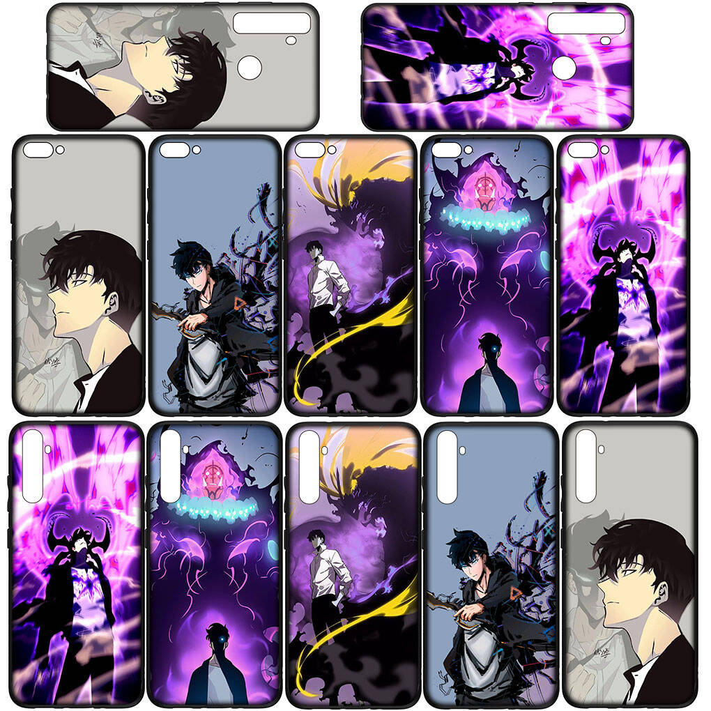 Handyhülle für Samsung Galaxy S25 S23 S22 S24 Ultra FE A05 A06 A15 A16 A36 A37 A35 A54 A55 A56 A57 A25 A26 A53 Sung Jin woo Solo Leveling Arise Cover