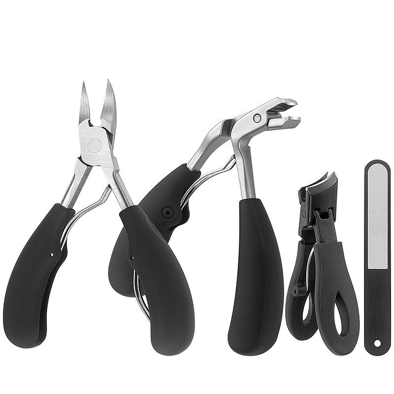 Professional Grade Concave Stainless Steel Nail Clippers For Thick Nails And Ingrown Toenails Sharp Curved Blade For Easy Trim