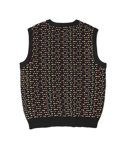 Wkndrs Beads Knitted Vest (Black)