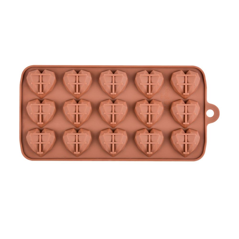 Mould Chocolate Handmade Bakeware Candle Heart Molds Cake Decorations Fondant Tool Chocolate Mold