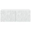 Wall Mounted TV Cabinet 59.5 X 31 Cm White Engineered Wood