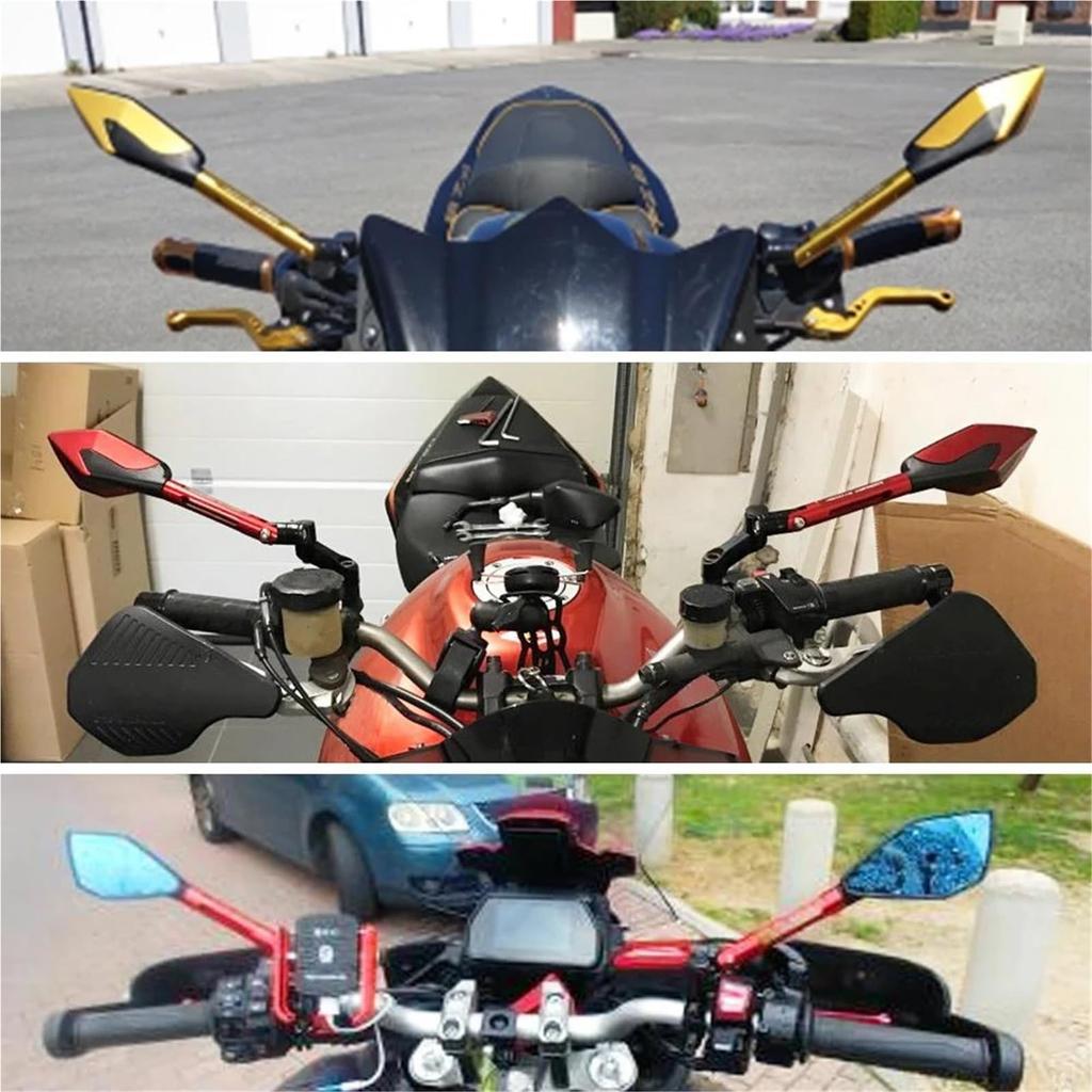 Motorcycle Side Mirror Fit Motorcycle Side Rear View Mirror for Yamaha NMAX125 NMAX155 NMAX