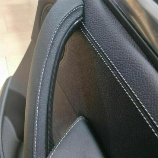 Bright Carbon Fiber Style Car Inner Door Handle ide Cover For BMW X3 X4 F25
