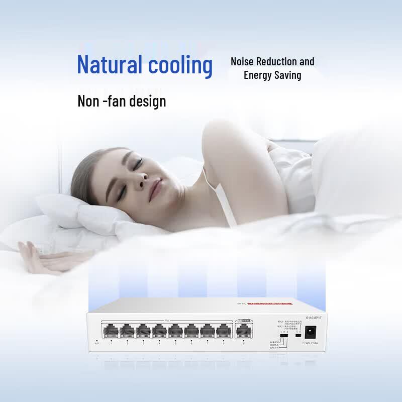 Huawei KunLing S110 Series Gigabit POE Switch CN Plug (adapter Included)