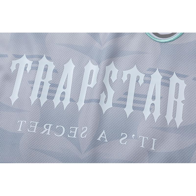 Trapstar London 2026 New Summer Trapstar Logo Diagonal Logo Number 23 Basketball Jersey Football Jersey Gradient Sports Short Sleeved T-shirt