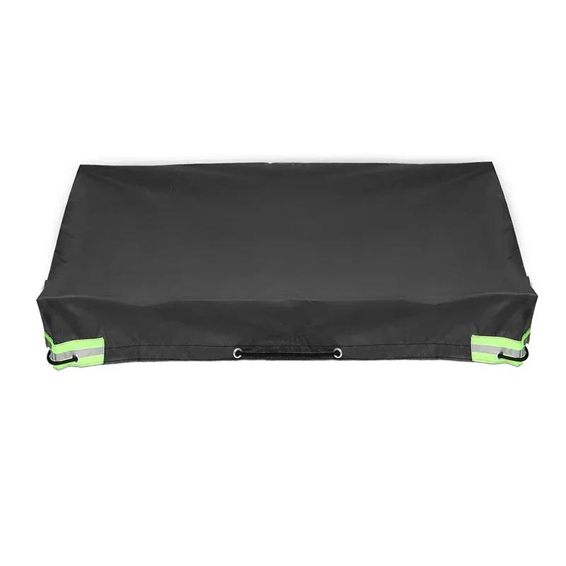 214x122cm Waterproof Dustproof 420D Oxford Tarpaulin Trailer Cloth Truck Canopy UV Protection Cover Tray Trailer Cover