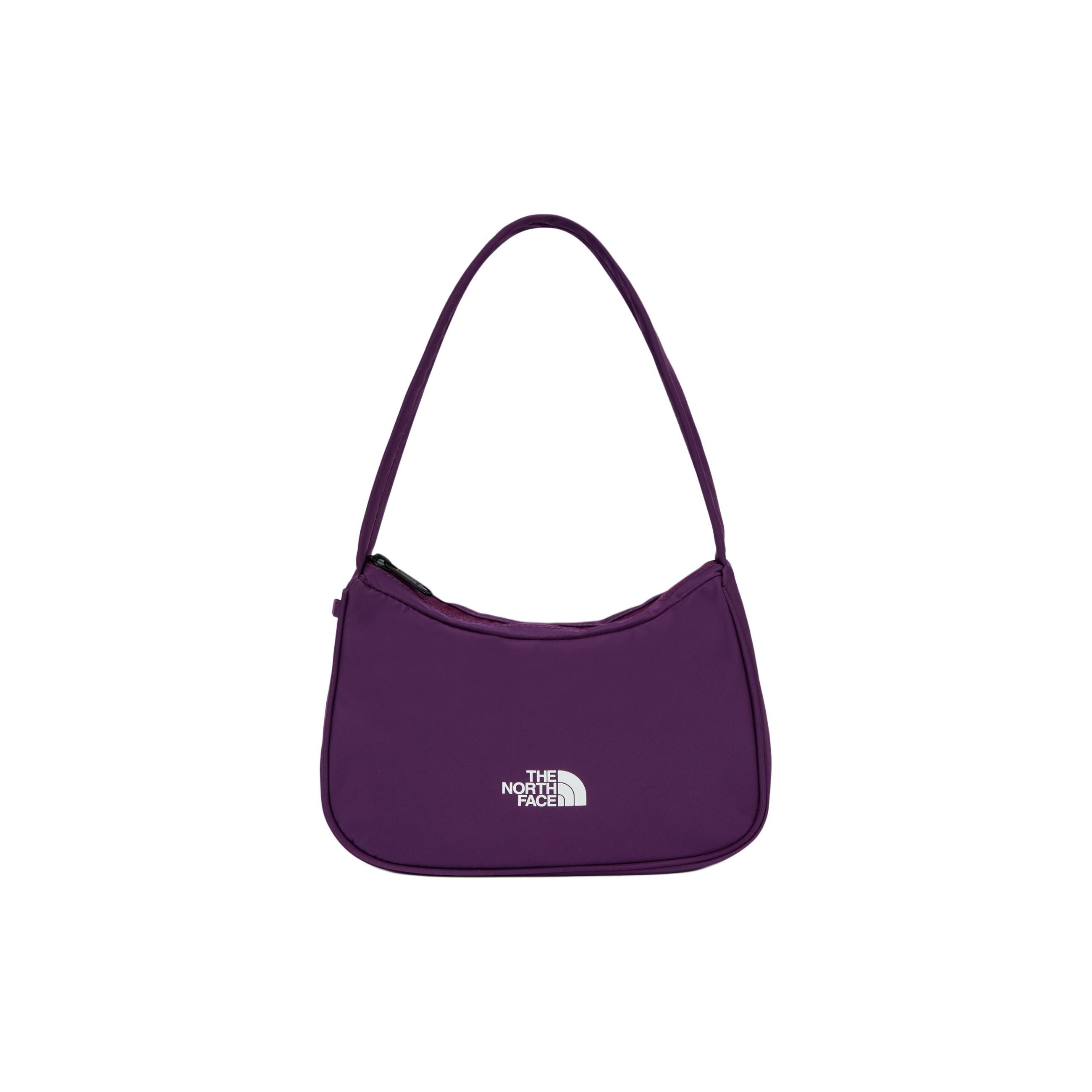 

The North Face 1.8L Bonney Front Logo Print Zipper Shoulder Tote Outdoor Bag Unisex bags Purple NN2PQ08M Purple,Mini
