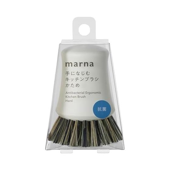 Антибактериальная кухонная щетка Marna (Твердый/Белый/Мини) Мытье посуды Сковорода Раковина (С ручкой/Отдельно стоящий) Кухонная щетка K786W