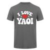 Cool I Love Yaoi T Shirt Funny Heart Anime Unisexga Boys Love Fan Gift Tshirts Short Sleeve Tee Da182