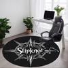 1 Stück Slipknot Band Logo Büro Runder Teppich Perfekt für das Büro Rutschfeste Rückseite, Dekorative Fußmatte yy250916009