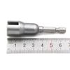 65mm Natural Slotted Butterfly Hole Socket Wrench Hexagonal Handle Electric Screwdriver Wing Nut Socket Tool