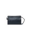 Unisex Clutch with BLACK KINGSMen's & Women's Bag/Pouch Fleur-de-lis Monogram, Compact, PVC, Water-Repellent