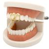 Hip Hop 6/6 Teeth Grills Hip Hop 14K Gold Plated Tooth Caps Decor Braces Punk Cosplay Party Braces For Fashion Women Men Jewelry