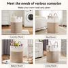 Laundry Basket,Woven Cotton Rope Laundry Hamper Sorters,Versatile Storage for Dirty Clothes,Baby Toys,and Blankets in Bathroom