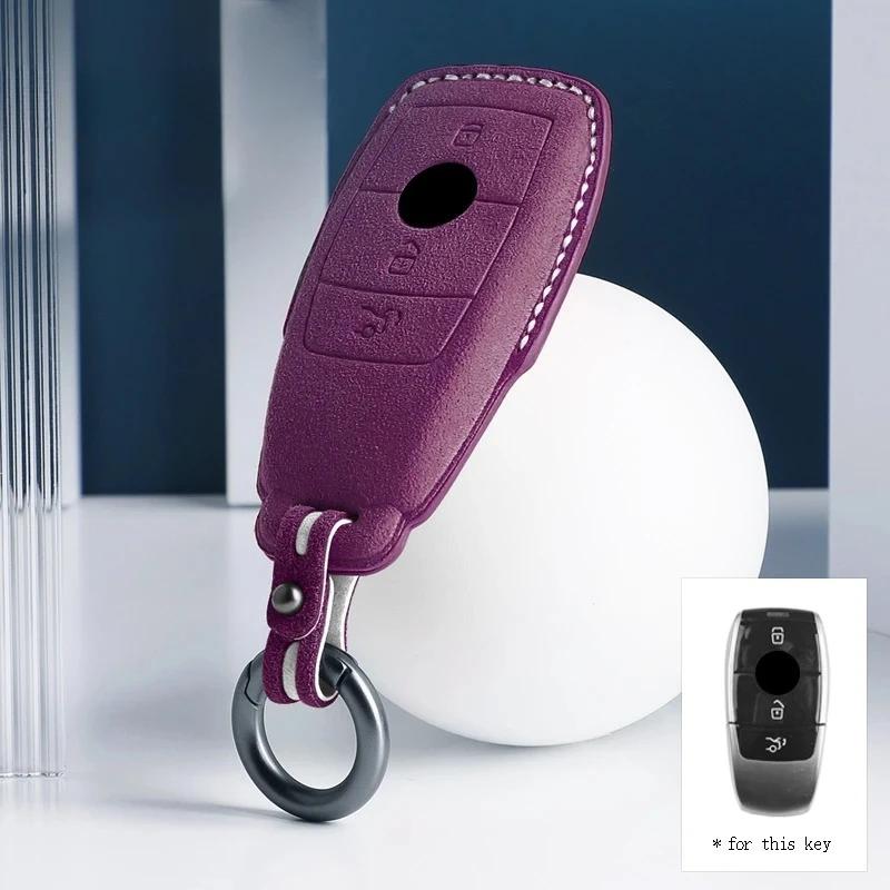 Car Key Case Cover for E300L C260L C200L A200L GLB A C E S G Class GLC CLE CLA GLS W177 W205 W222Car Key Protection Accessories 7HD