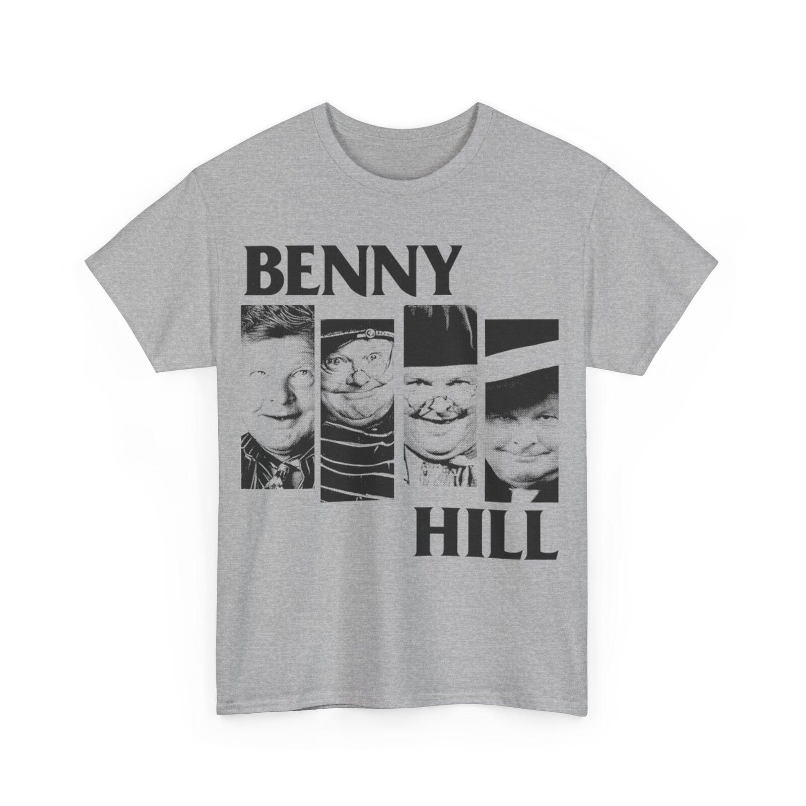 

26 Benny Hill Tee Funny T-Shirt Vintage TV Show Shirt British Comedian Top Unisex T-Shirt XXL