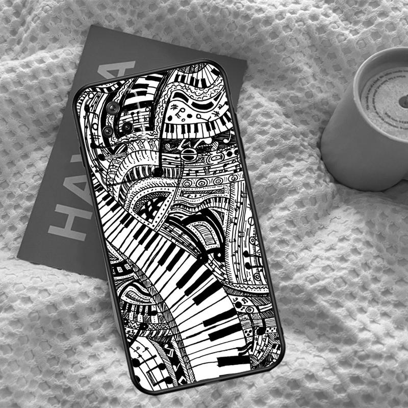 Piano Keys Musical Case For Xiaomi 14T 13T Pro 11T 12T 13 14 15 Ultra POCO X7 Pro X3 X5 X6 F5 F6 M6 Pro Cover