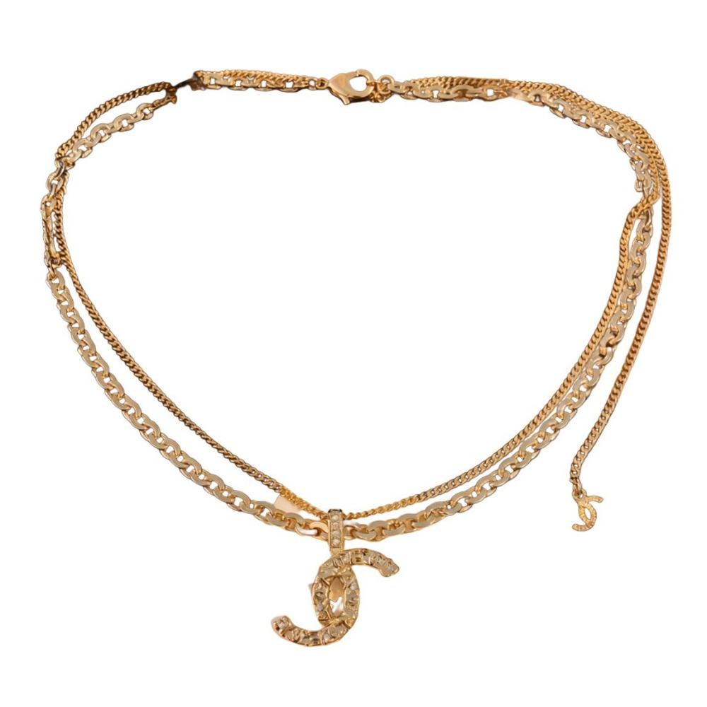 Xiaoxiangfeng Classic Necklace, New Embossed Letter Double-layer Necklace, Seiko High Version, Adjustable Length