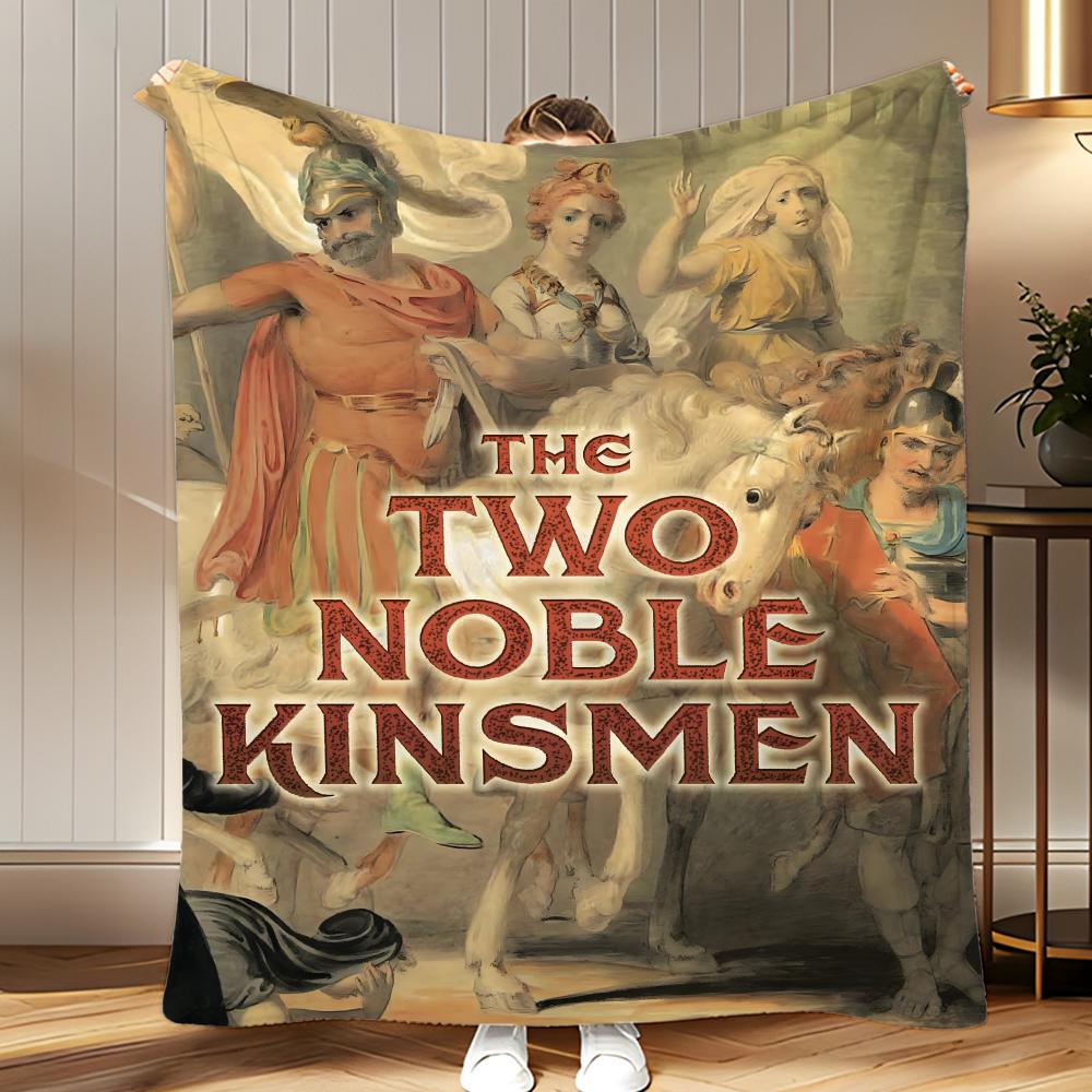 

literary work The Two Noble Kinsmen Throw Soft Coral Fleece Blanket 310gsm Fluffy Warm Throw for Sofa Bed Couch Bedroom Decor 75x100cm