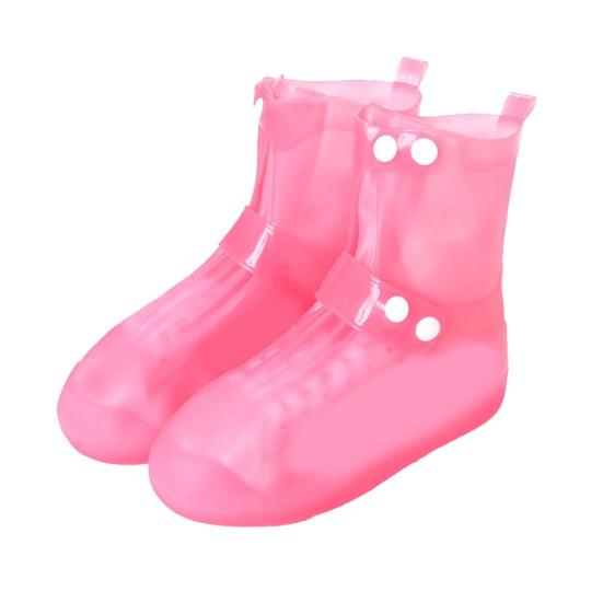 1 Pair Rainproof Shoe Covers Waterproof Anti-Puncture Wear-Resistant Non-Slip Shoe Protectors Outdoor Rain Shoe Gear
